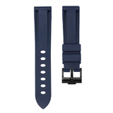 MARINE BLUE - RUBBER WATCH STRAP FOR LONGINES RECORD COLLECTION