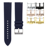 MARINE BLUE - QUICK RELEASE RUBBER WATCH STRAP FOR LONGINES MASTER COLLECTION