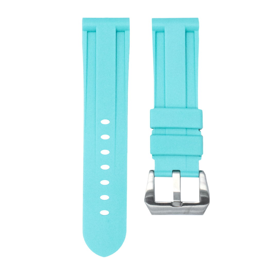 Correa de caucho de 26 mm - Azul glaciar