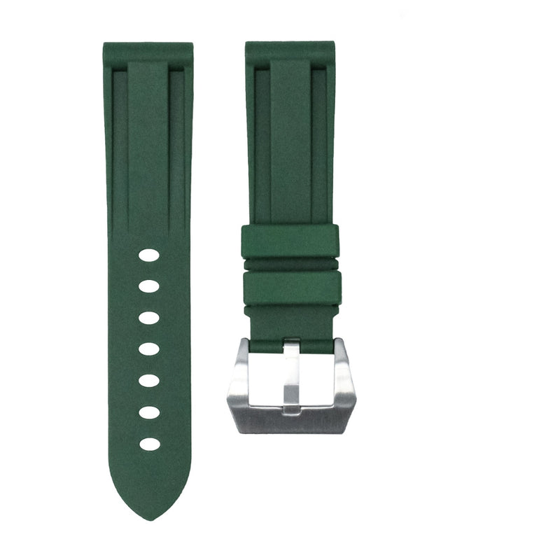 FOREST GREEN - RUBBER WATCH STRAP FOR PANERAI RADIOMIR