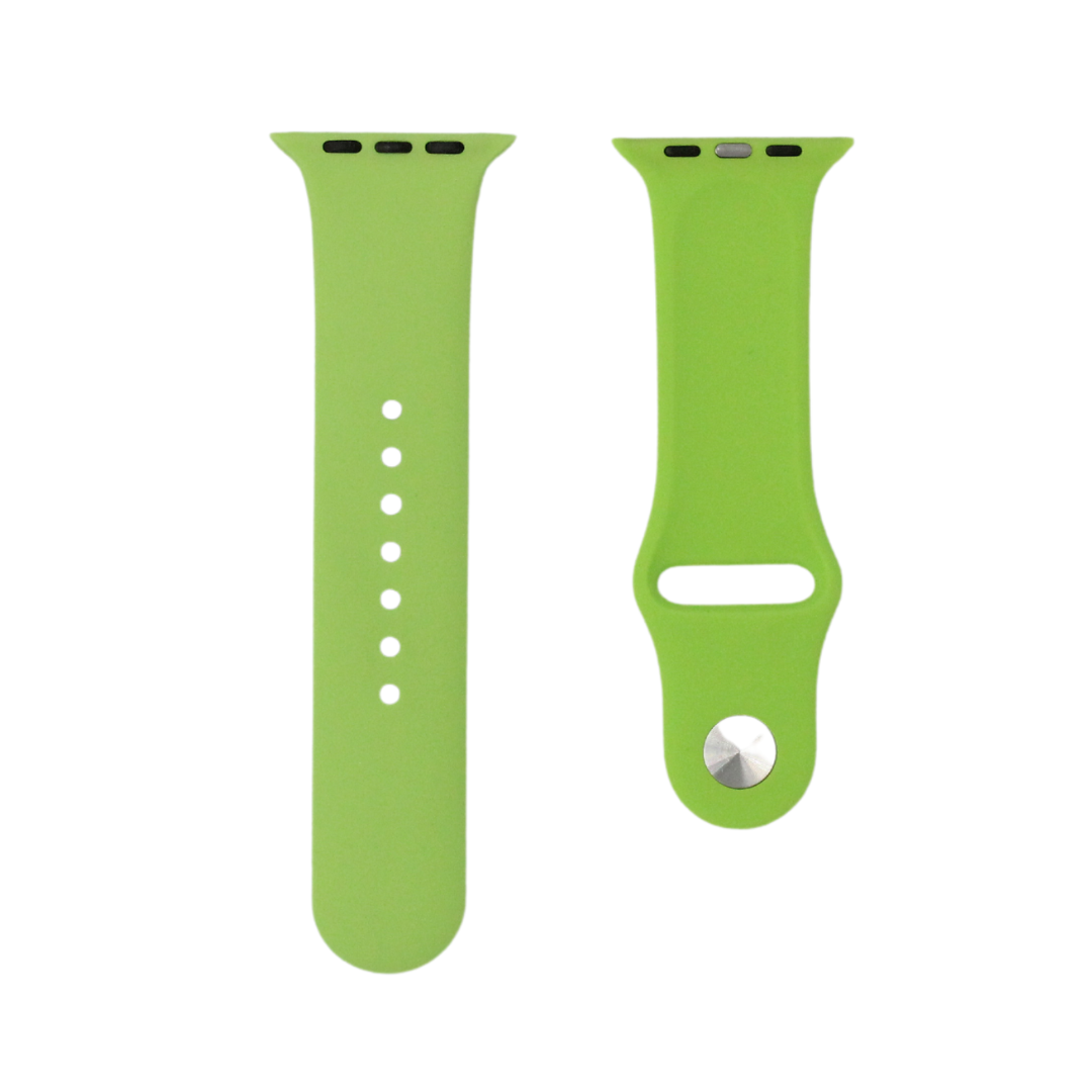 Lime Green - Rubber Watch Strap For Apple Watch