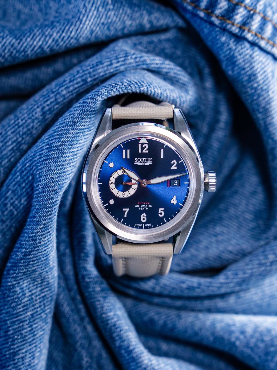 Sortie BH1000 Flight Blue on denim